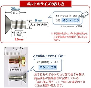 Amazon ナンバープレート用ボルト ピントルクスサラ ステンレス ホワイト 4本セット M6 六角穴付きボルトキット 産業 研究開発用品 通販
