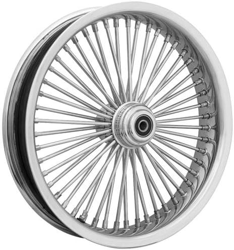 Ride Wright Wheels Inc Exotica Chrome 50 Spoke 23x3.75 Front Wheel (Single Disc), Color: Chrome, Position: Front, Rim Size: 23 042335-845SD-EX-T
