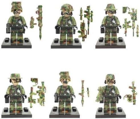 Marine Corps Army Minifigures Building Blocks Sets Model Bricks
