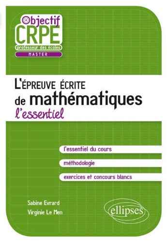 L' épreuve écrite de mathématiques