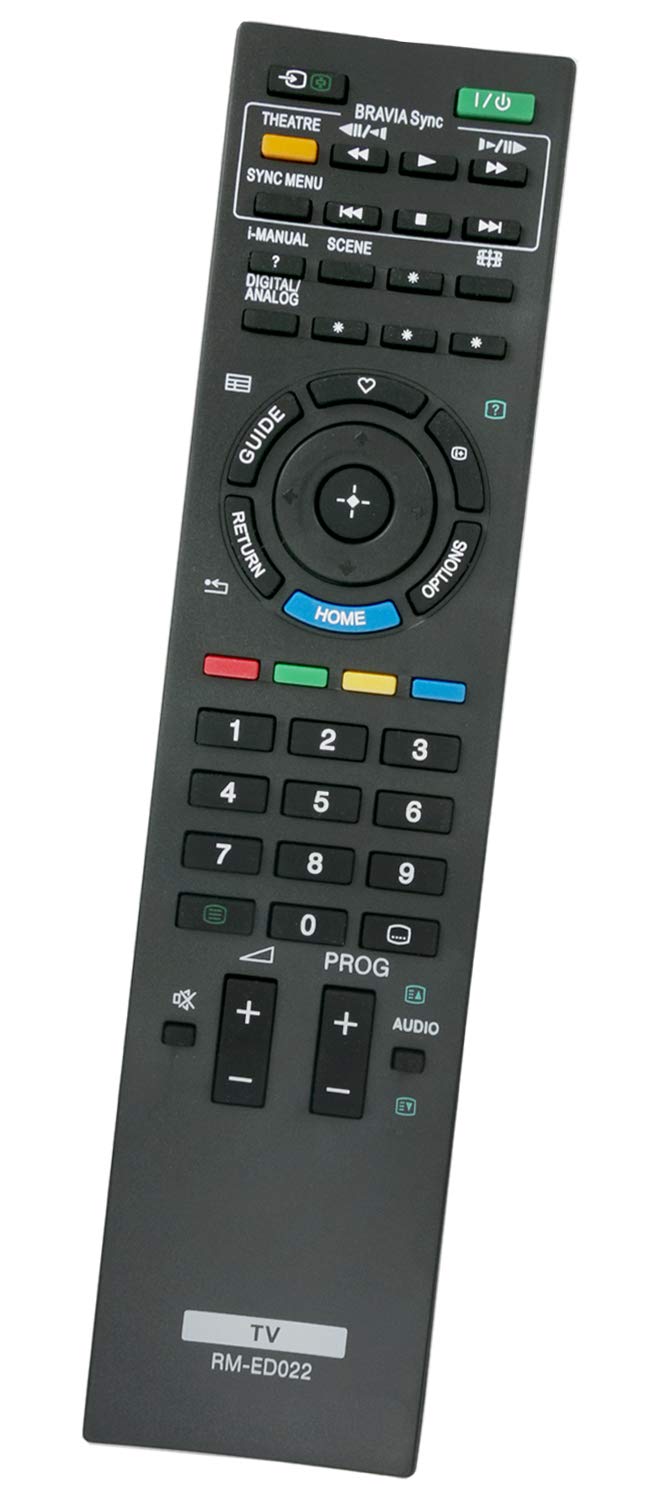 ALLIMITY RM-ED022 Remote Control Replace fit for Sony LED LCD Bravia TV KDL-32EX302 KDL-32EX402 KDL-37EX302 KDL-40EX401 KDL-46EX402 KDL-46EX401 KDL-37EX401 KDL-32BX300U KDL-26EX401 KDL-22EX302