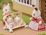 Sylvanian Families Triplets Stroller Blue L5533 Dollhouse Playset view 4