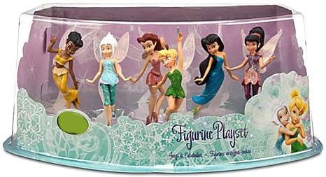 Disney The Secret of the Wings Fairies Figurine Playset [Tinker Bell, Periwinkle, Iridessa, Rosetta, Silvermist, Vidia]