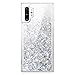 Caka Case Compatible for Galaxy Note 10 Plus Glitter Case for Girls Women Liquid Bling Flowing Sparkle Shining Phone Case for Samsung Galaxy Note 10+ Plus 5G (6.8 inch) (Silver)