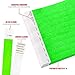 100 WristCo Neon Green Tyvek Wristbands for Events Tamper-Proof Design & Fluorescent Color Prevent Reuse Premium-Grade Bracelets for Hospital & Medical ID, Party & VIP Identification