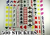500 Mixed Tanning Stickers Veriety is Sellers Choice by Maya Beauty Pro