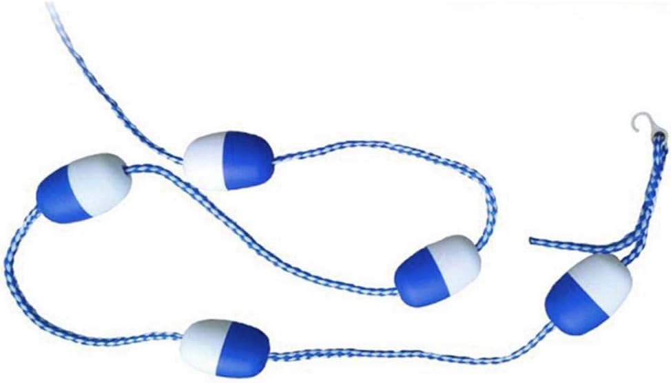 Swimming Pool Safety Divider Rope and Float Line Pool Rope Adjustable Floating Cordon Pool Safety Divider with Floats…