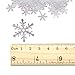 1200pcs White Snowflakes Confetti Decorations for Christmas, Winter Wonderland Confetti Snow Party Decorations Snowflake Confetti Wedding Birthday Holiday Xmas Party Baby Shower Table Decor Supplies