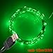 CYOIDAI LED String Lights, USB 5V Decorative Silver Wire Lights, 100 LEDs 33ft Flexible Starry String Lights Waterproof Fairy Lights for Indoor, Outdoor, Garden, Patio, Wedding, Party (Green)…