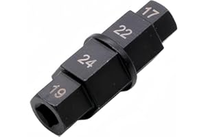 P1TOOLS Motorcycles Hex Axle Tool 17mm 19mm 22mm 24mm Hex Allen Axle Spindle Tool Driver Spindle Socket Adapter
