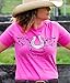 Horseshoe Horse T Shirt Vintage Soft Premium Quality Horse Gifts