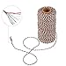 BBTO 2 Pieces Christmas Twine 2 mm String for Gift Wrapping, Arts Crafts 656 Feet Totally (Multicolor A)