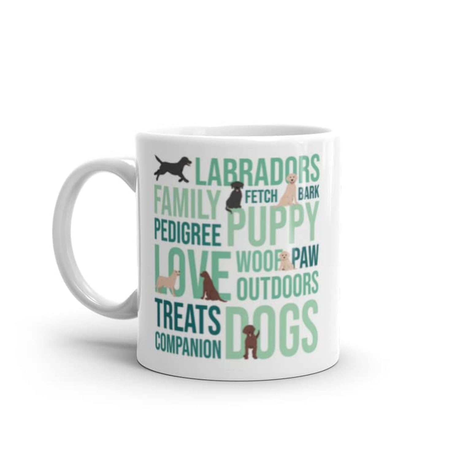 DV DESIGN 1 x Labrador Mug - Retriever Dog Pet Animal Puppy Kids Men Women Words Breed Drinks Thoughts Coffee Tea Ceramic Gift #78705