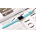 Secbolt Leather Compatible Apple Watch Band 42mm 44mm Iwatch Series 6 5 4 3 2 1 SE Slim Replacement Retro Wristband Strap Iwatch Stainless Steel Buckle, Teal