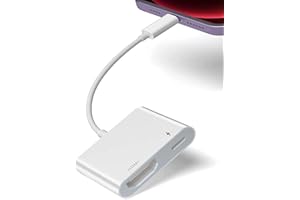 GALERA [Apple MFi Certified] Lightning to HDMI Adapter Digital AV, for iPad iPhone to HDMI Adapter 1080P with Lightning Charging Port Compatible for iPhone, iPad and iPod Models and TV Monitors Projector