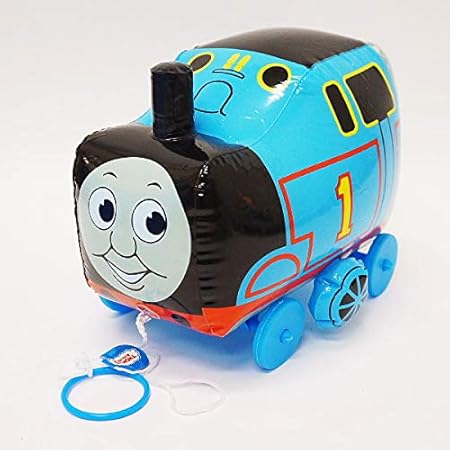 Amazon 楽しいお散歩トーマス ビニール車付きおもちゃ 約30cm 手押し車 プルトイ おもちゃ