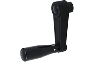 FarBoat Foldable Crank Handle Swivel Rocker Handle Nylon Lathe Crank Handles 9.16