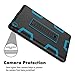 All-New Amazon Kindle Fire HD 8 (2017 7th Generation) Case,XIQI Three Layer Hybrid Rugged Heavy duty Shockproof Anti-Slip Case Cover for Fire HD 8 Tablet(2017),Black/Blue
