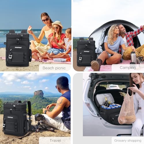 Hulongo Nevera Bolsa Impermeable Grande Térmica Isotérmica Aislada a Prueba de Fugas para Camping, Playa, Pesca, Picnic, Viajes, Exteriores