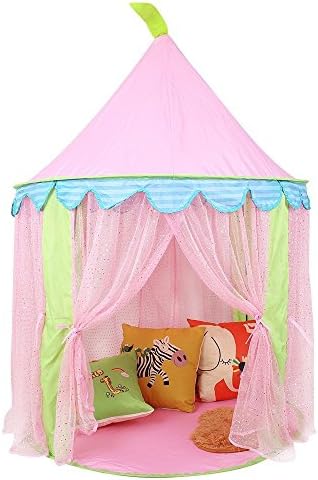 Kids Castle Tee-Pee Tent Princess Play Tents Playhouse or Girls Reading Room
