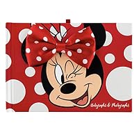 DisneyParks Minnie Mouse Autograph and Photograph Book