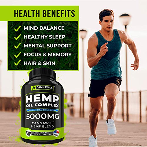 3 Hemp+Oil+Capsules+5000MG+Inflammatory