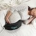 hiccapop Pregnancy Pillow Wedge for Maternity | Memory Foam Pillows Support Body, Belly, Back, Knees (Black)
