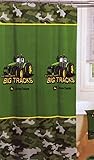 John Deere Shower Curtain Big Tracks Fabric 72