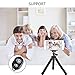 LSoug Universal Compact Tripod Stand - Remote Included - Flexible Octopus Cell Phone Camera Selfie Stick Tripod Mount for Smartphone / Digital Camera / GoPro Hero