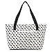 WongSinTong Women Large Canvas Handbag Tote Cat Printed Cute Shoulder Bag and Wallet 2 Piece Sets