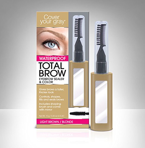 Cover Your Gray Total Brow Eyebrow Sealer, Light Brown, 0.35 Ounce