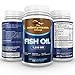 TRIPLE STRENGTH * Burpless Omega-3 Fish Oil Supplement * 1250 Mg Per SOFTGEL! * the Best Fish Oil Formula with EPA & DHA * Essential for Health Support * 120 Softgels * Money Back Guarantee!
