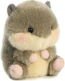 5 Inch Nanigans Gray Squirrel Rolly Pet Plush