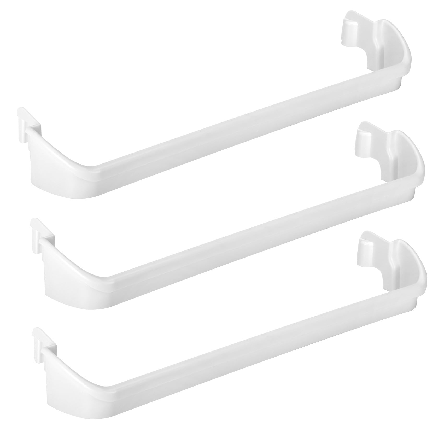Photo 1 of 2024 UPGRADED 240534901 x2 & 240534701 x1 Refrigerator Door Shelf Rack Bar Compatible with Frigidaire Kenmore Door Shelf Rack Bar Rail Replaces AP3214631 PS734936 AP3214630 PS734935 EA734935 948954