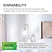 Sunco 12 Pack Vanity Globe Light Bulbs G25 LED for Indoor Bathroom Mirror Living Area, CRI92 4000K Cool White, Dimmable 450 Lumens, 6W, E26 Base, Round Frosted Classic Ambient Decorative Bulb - UL