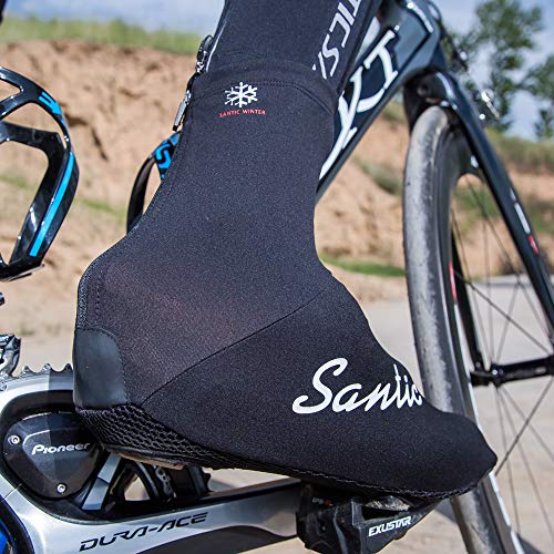 image for Santic Cycling Shoe Covers Unisex Windproof Bike Cycling Overshoes Win