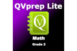 QVprep Lite Math Grade 3 Practice Tests with Video Hints