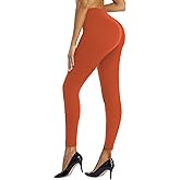 SPLASHGRIP Women Full Length Leggings High Waist Solid Lightweight Ankle Stretch Leggings Gym Yoga Pants Tights