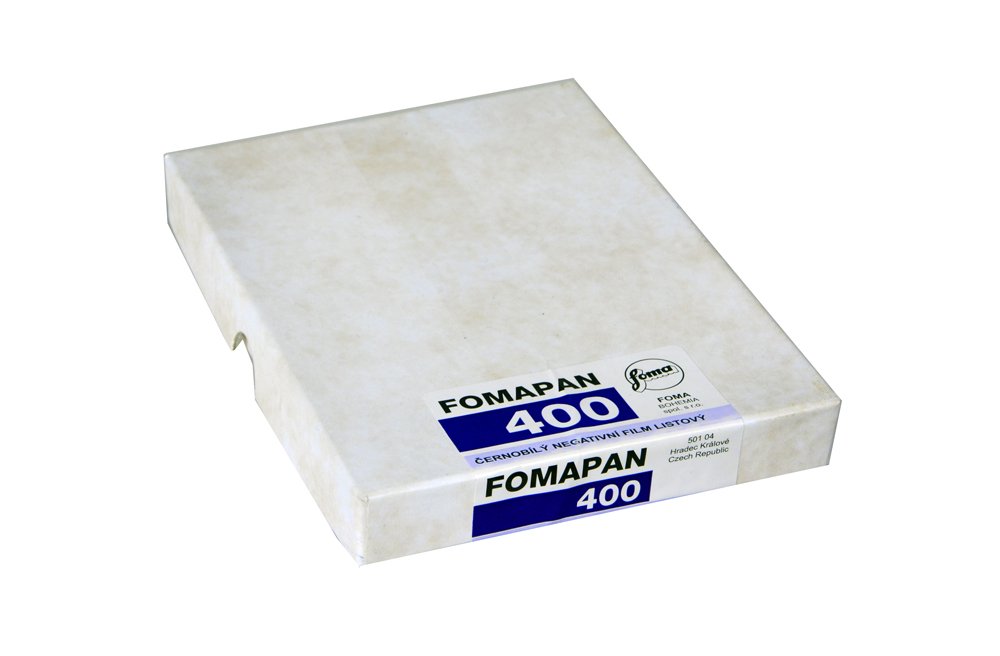 Foma Fomapan 400 ISO Black & White Negative Film, 4x5, 50 Sheets