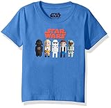 Star Wars Big Boys' T-Shirt, Royal Heather, M