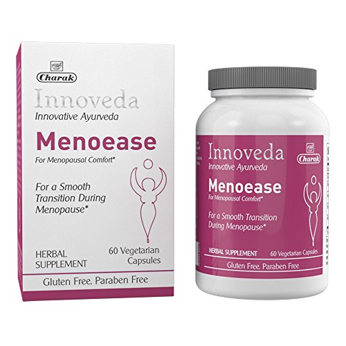 Innoveda Menoease- Menopause Relief Herbal Supplement, Hot Flashes,Night Sweats,Mood Swings, Low Energy,Estrogen Modulator,Hormone Balance,Menopausal Comfort,Women's Health & Well-being,60 Capsules