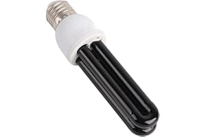 15W Black Light Bulb CFL UV Blacklight for Party Glow Security Verification Fluorescence Detection and Stage Decor