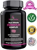 100% PURE FORSKOLIN EXTRACT For Weight Loss, Belly Buster, Appetite Suppressant, Burn Fat, Lose Weight Fast, Lose Belly Fat, Diet Pills, Safe & Effective Weight Loss Supplement For Men & Women