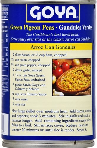 Goya Green Pigeon Peas, 15 oz - Image 4