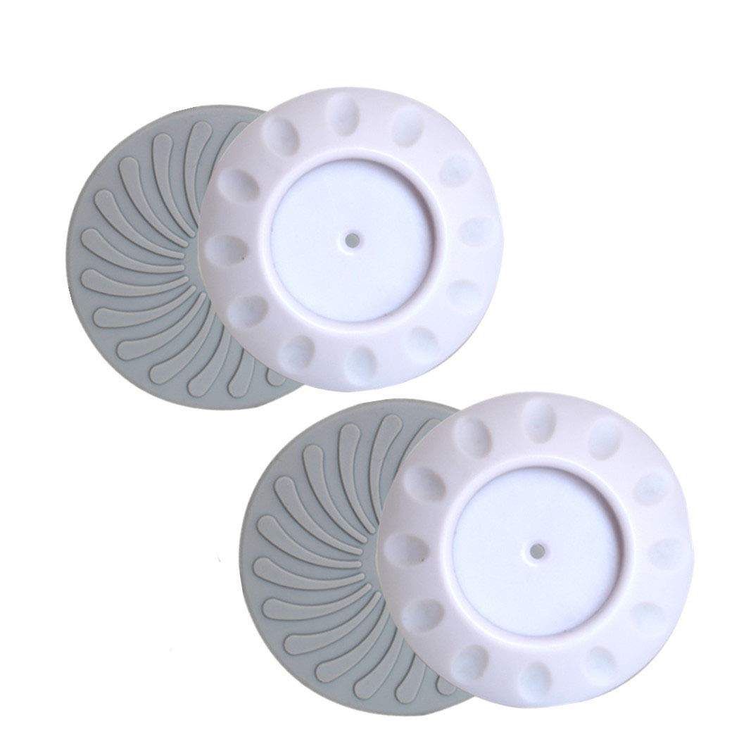 4pcs Wall Gate Protector for Baby and Dogs Wall Surface Protect Saver for Stair Gates, Curtain Rod Secure, Core Diameter: 4.1cm-1.6inch