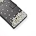 (2016 Version) For Samsung Galaxy J7 J710 Bling Wallet Case,Vandot PU Leather Flip Stand Magnetic Closure Glitter Diamond Shinning Practical Protective Cover Camellia Flower +Anti Dust Plug+Stylus Pen