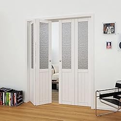 BARNER HOME Bi-Fold Doors, Half Tempered Glass