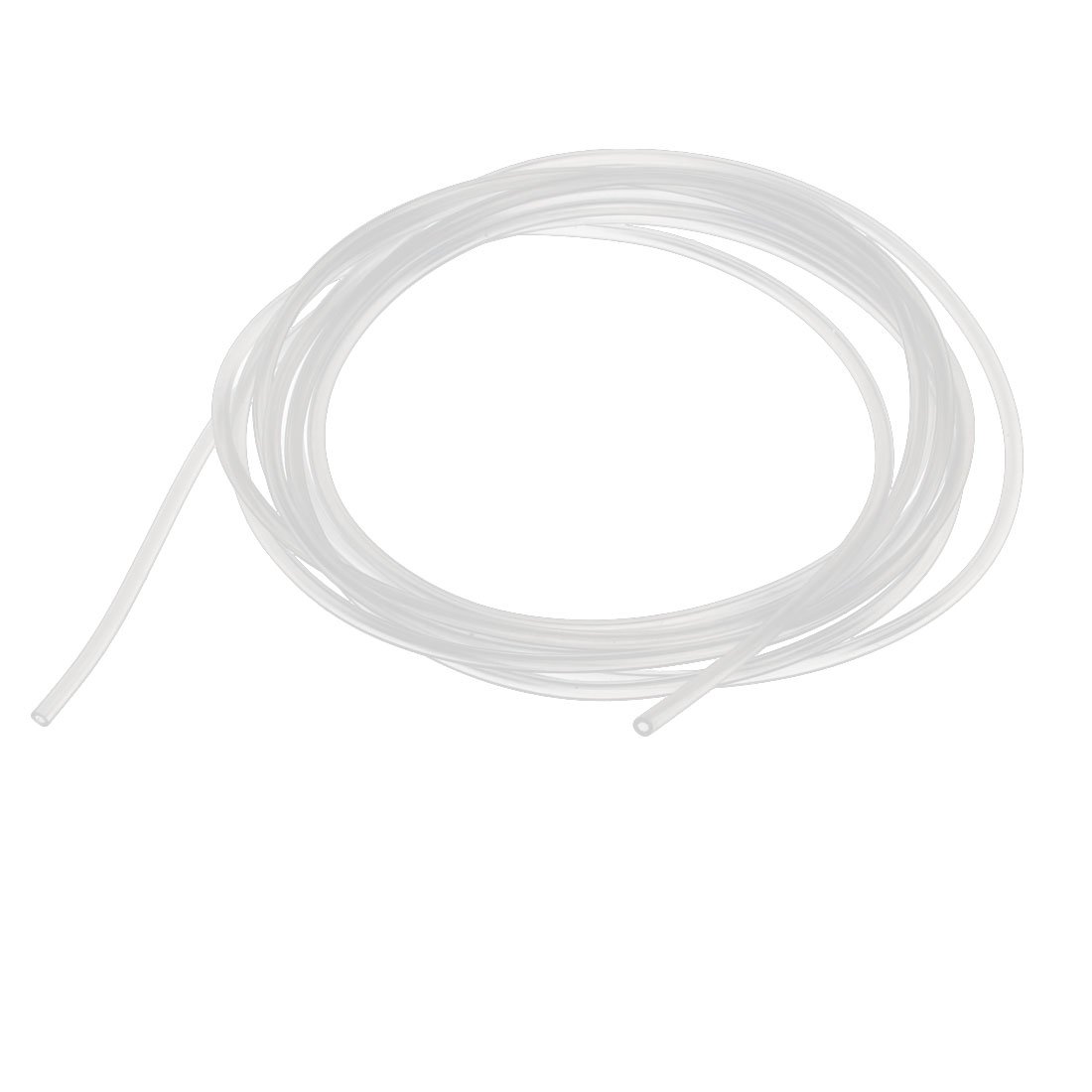 Sourcingmap 1mm x 2mm High Temperature Resistant Flexible Silicone Tube Pipe 2 Meters Length