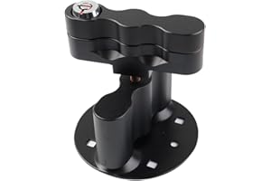 AFEISOL RX-LOX-PM Pack Mount with Keys Locking Fit for Rotopax Mounting Kit Compatible with Gasoline Pack & Water Pack Fuelpax Standard Pack, Black