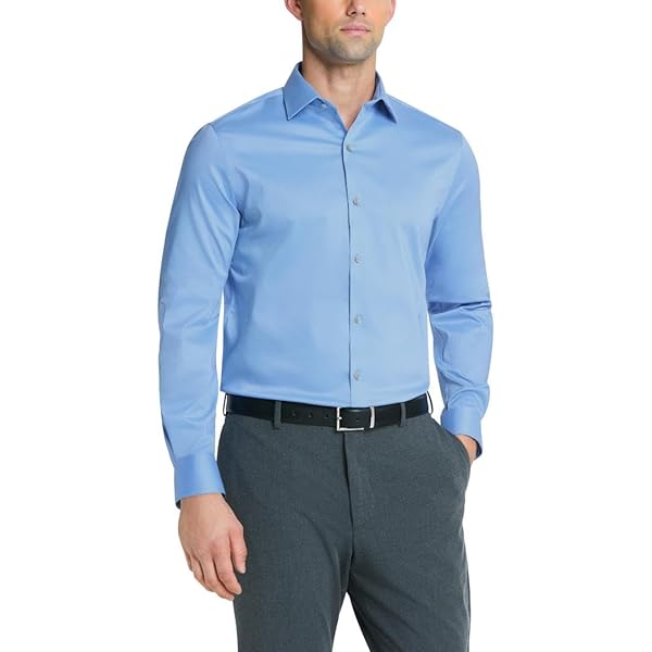 Amazon.com: Modena M300XFBR Men's Stout Fit Dress Shirt - Powder Blue -  16.5 4-5 : Clothing, Shoes & Jewelry